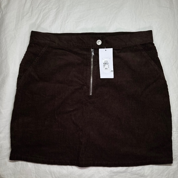 Primark Dresses & Skirts - NWT - PRIMARK Corduroy Mini Skirt Denim co. Brown *NEW* with Tag - Size 12